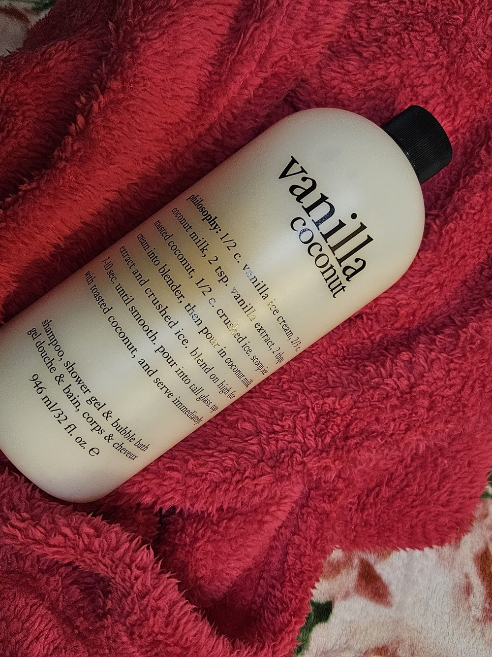 Philosophy Vanilla Coconut Body Wash - 32 Oz Bottle Pump Not Inc.